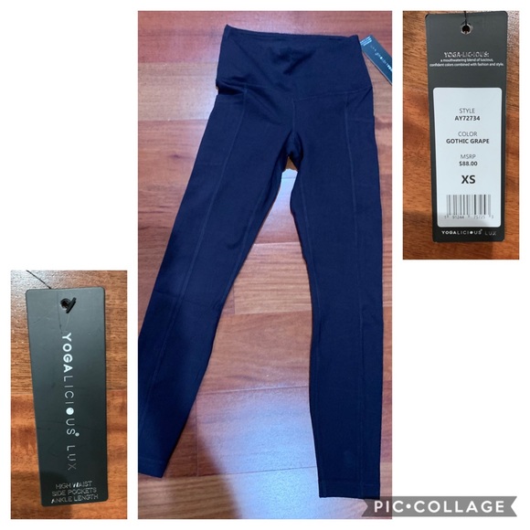 Yogalicious Pants - 💝2/$20 yoga highwaist/side&waistpockets, ankleNWT